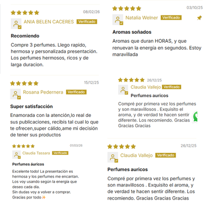 Perfumes Áuricos con Cuarzos y Flores de Bach 100ml EDP | Santa Holísticos™
