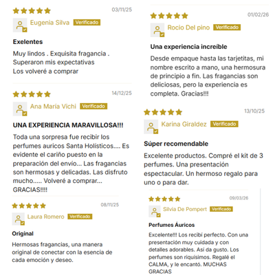 Perfumes Áuricos con Cuarzos y Flores de Bach 100ml EDP | Santa Holísticos™