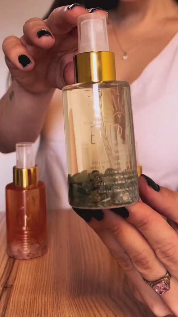 Cargar video: Perfume Áurico Energía Con Aventurina y Flores de Bach - Edp - 100ml