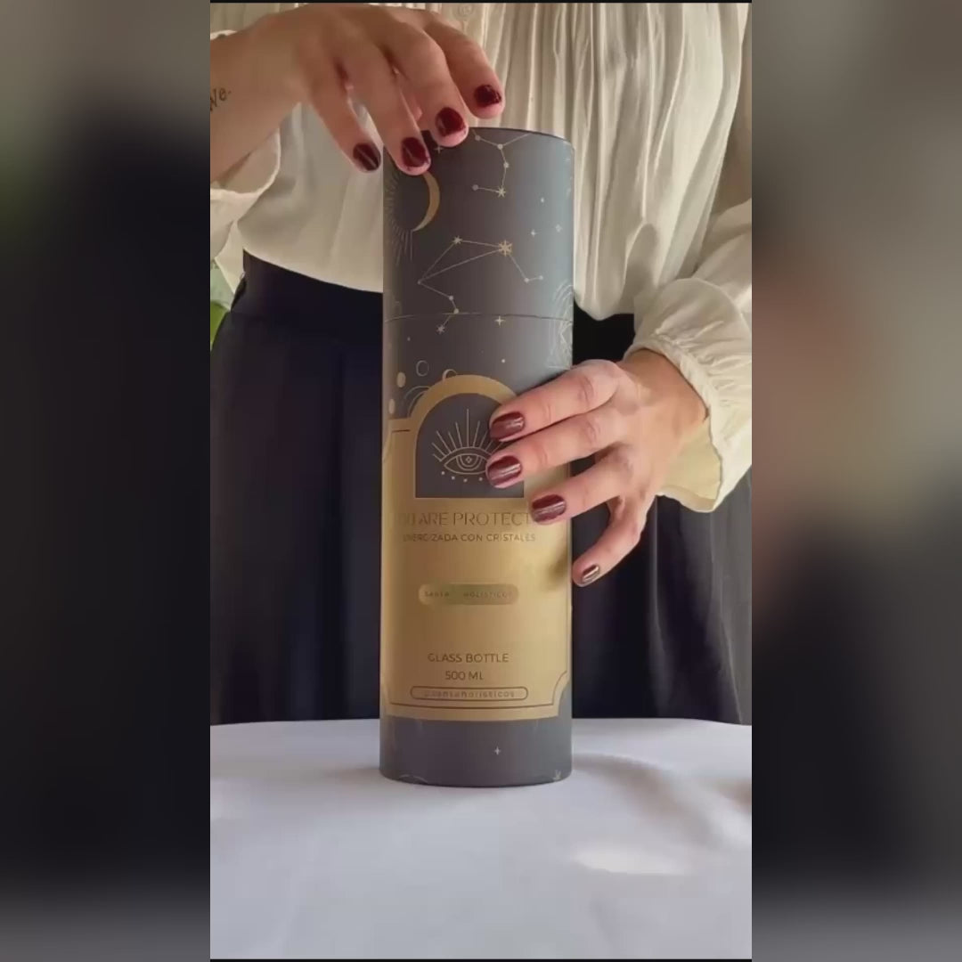 Botella Amuleto™ con Dream Amatista para Conectar con la Intuición