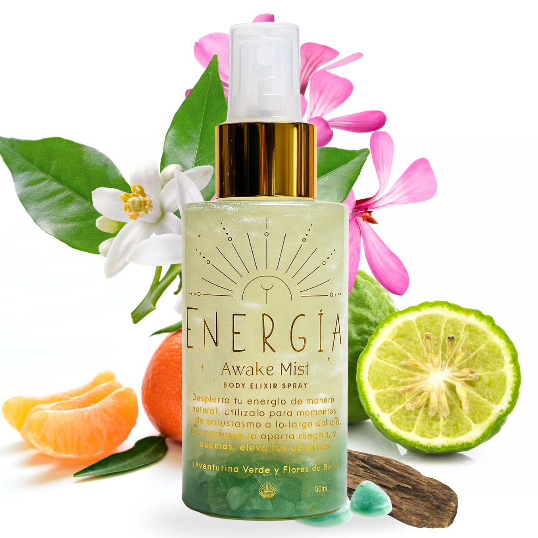 Perfume Áurico Energía Con Aventurina y Flores de Bach - Edp - 100ml