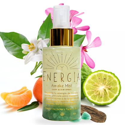 Perfume Áurico Energía Con Aventurina y Flores de Bach - Edp - 100ml