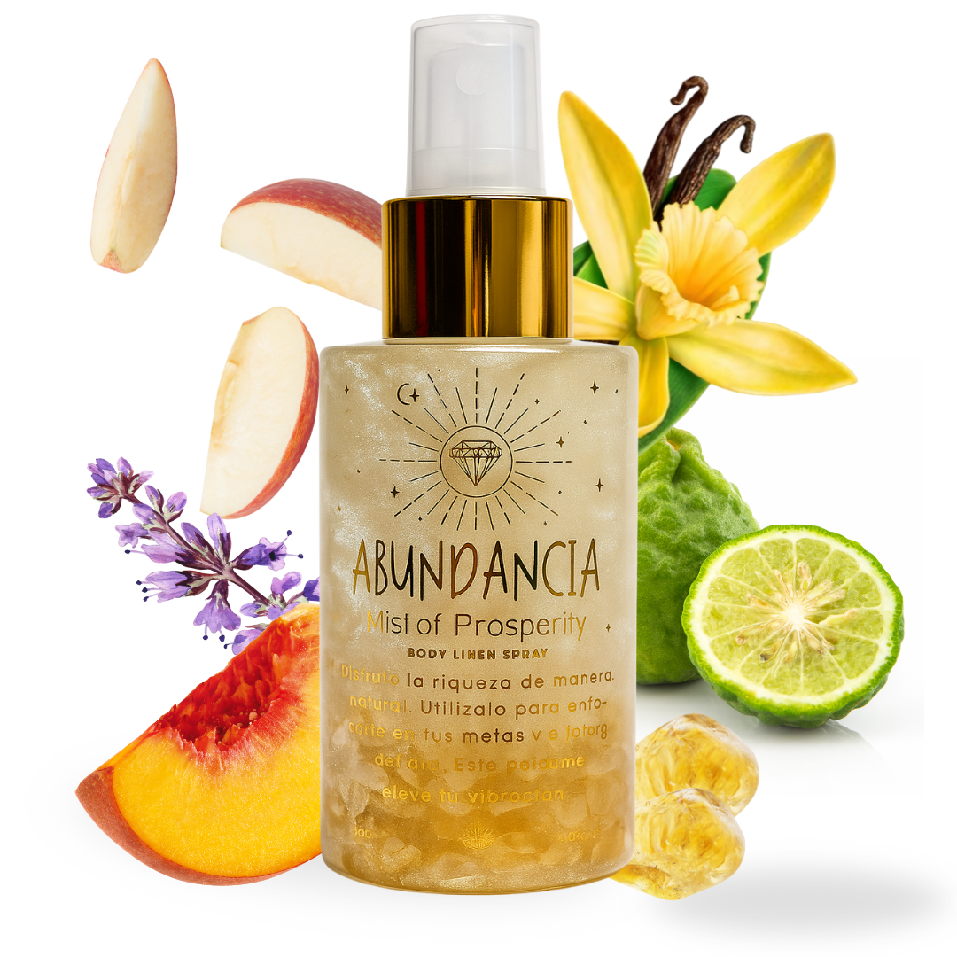 Perfume Áurico Abundancia Con Citrino y Flores de Bach - Edp - 100ml